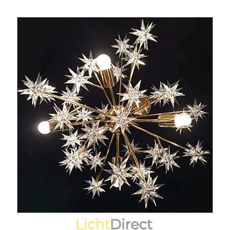 Creatieve Spark Smeedijzeren Bal Sterren Hanglamp Sfeer Creatieve Spark Smeedijzeren Bal Sterren Hanglamp Sfeer