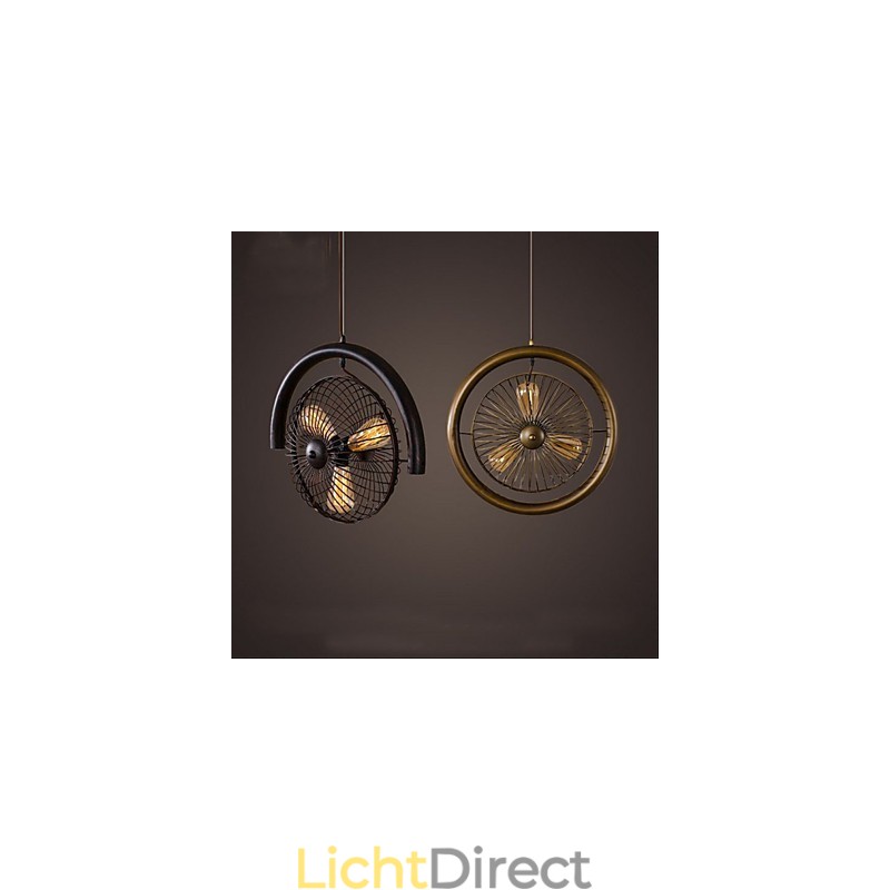 Retro Industriële Windlamp Ventilator Hanglamp Amerikaanse Stijl