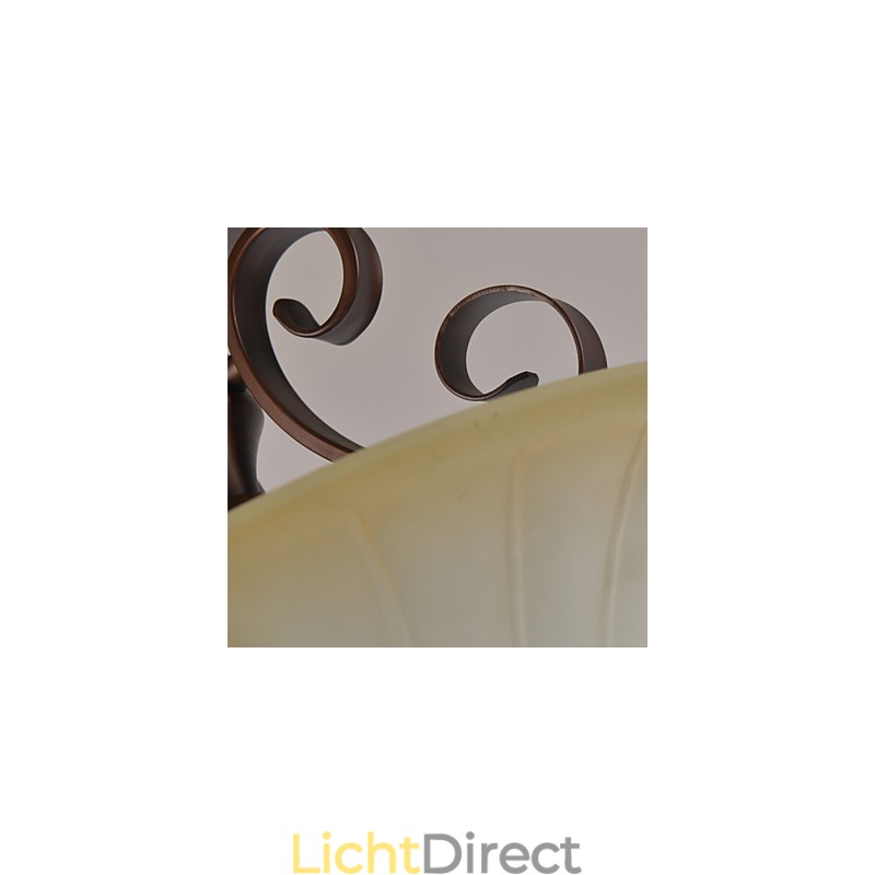 Rustieke Lodge Vintage Mini Stijl Schilderij Metalen Hanglamp