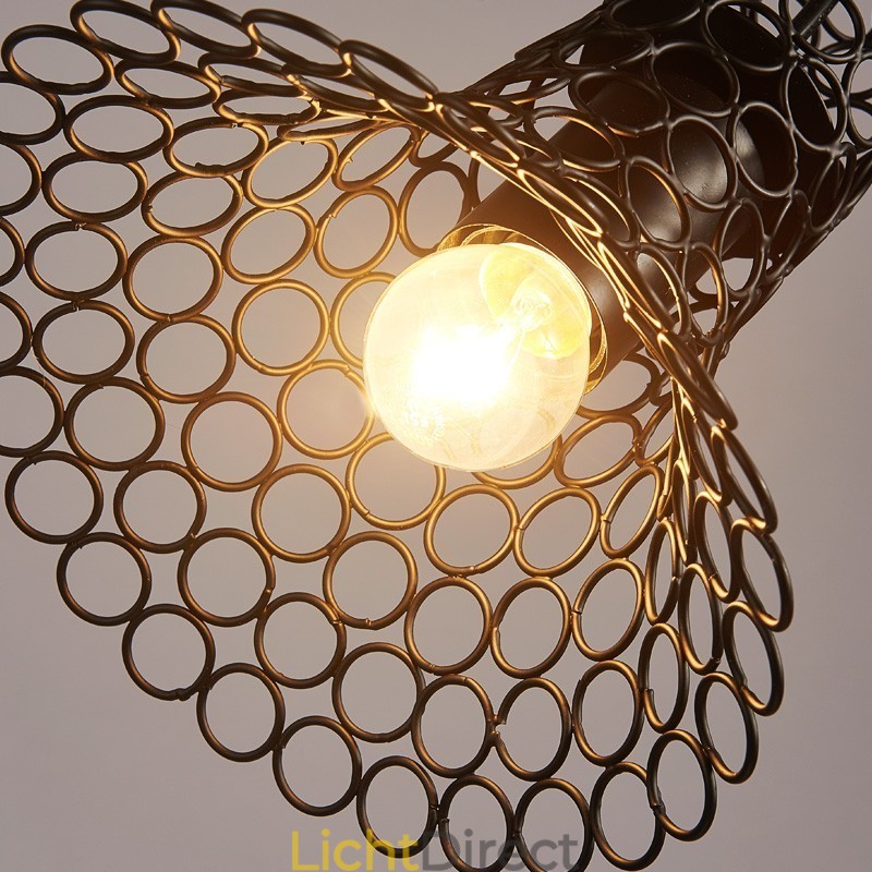 Amerikaanse Country Hemp kant T Retro Decoratieve Kroonluchter Kroonluchter