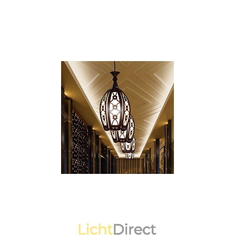 Hedendaagse en gecontracteerde creatieve houten eetkamer hanglamp lamp licht