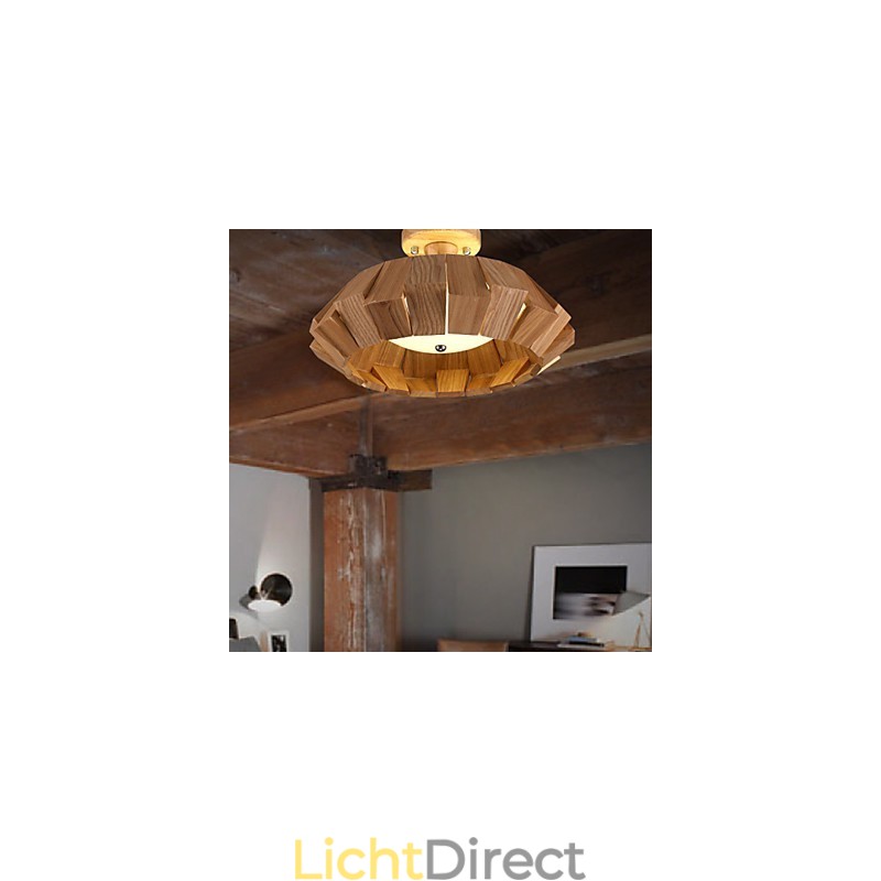 Moderne eigentijdse landelijke mini-stijl andere houten bamboe hanglamp