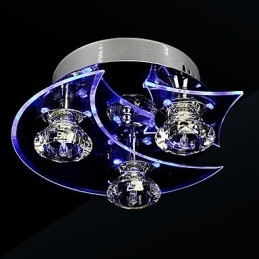 Kroonluchter Modern Kristal Woonkamer 3 Lampen