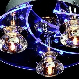 Kroonluchter Modern Kristal Woonkamer 3 Lampen