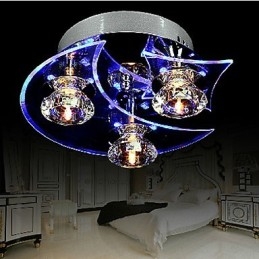 Kroonluchter Modern Kristal Woonkamer 3 Lampen