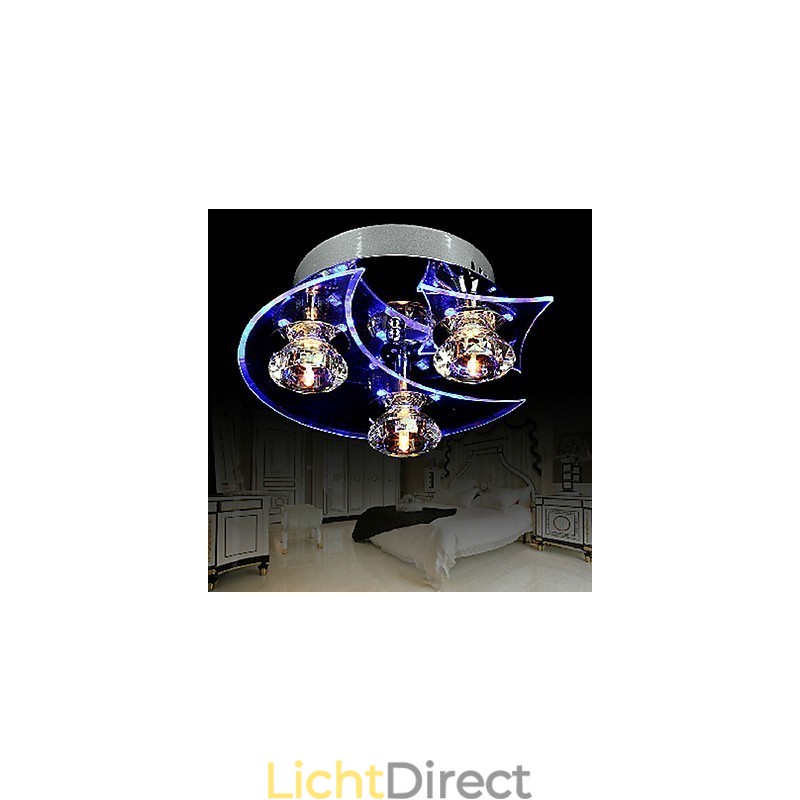 Kroonluchter Modern Kristal Woonkamer 3 Lampen