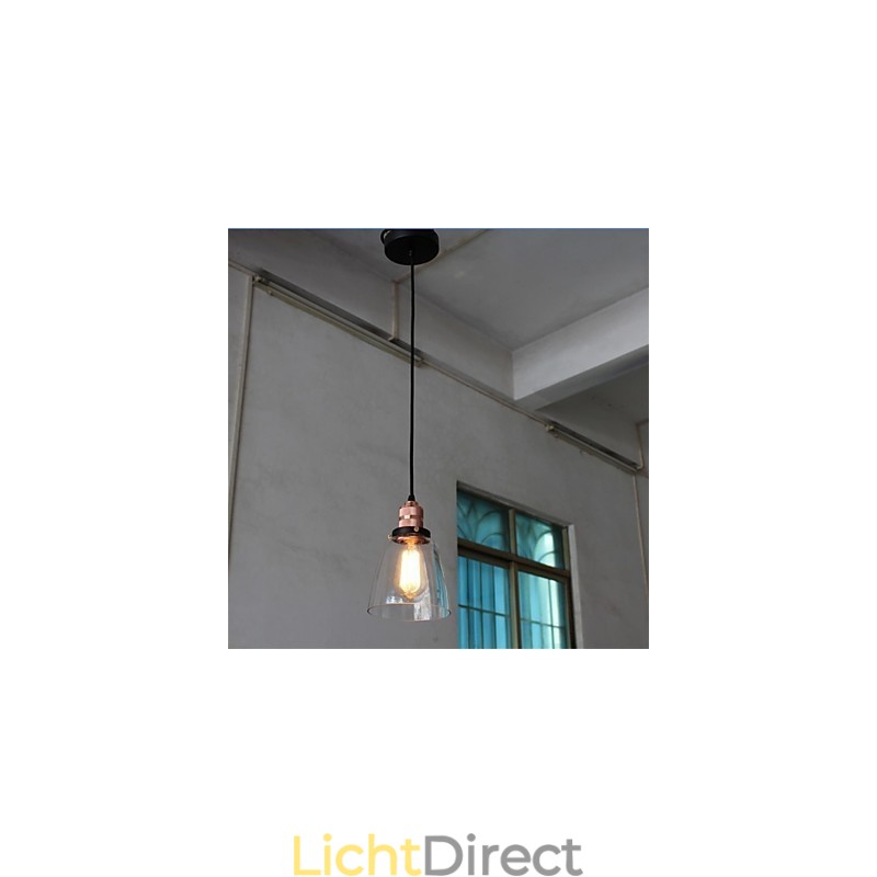 Minimalistische unieke retro glazen kroonluchter