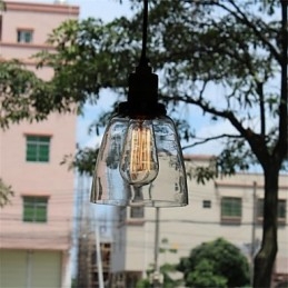 Minimalistische unieke retro glazen kroonluchter