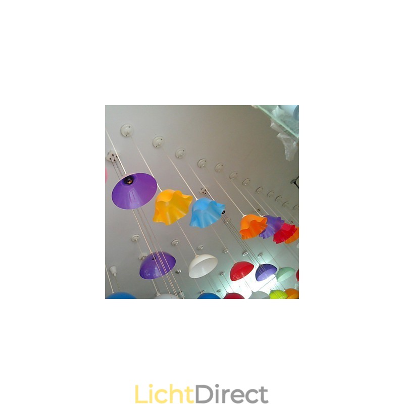 Enkelvoudige acryl lijn transparante schoorsteen droplight supermarktlamp