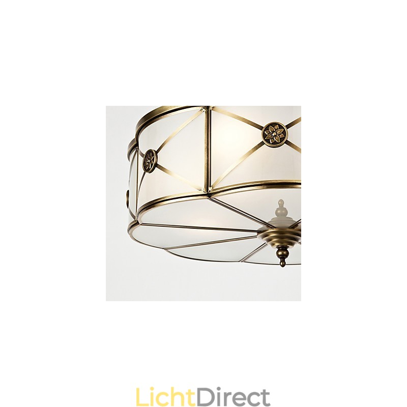 Moderne, eigentijdse decoratieve design koperen plafondlampfamilie