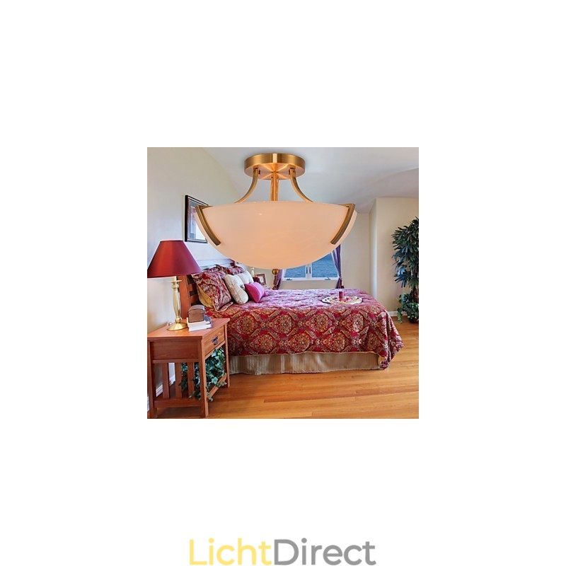 Rustieke Lodge Vintage Mini Stijl Schilderij Metalen Hanglamp