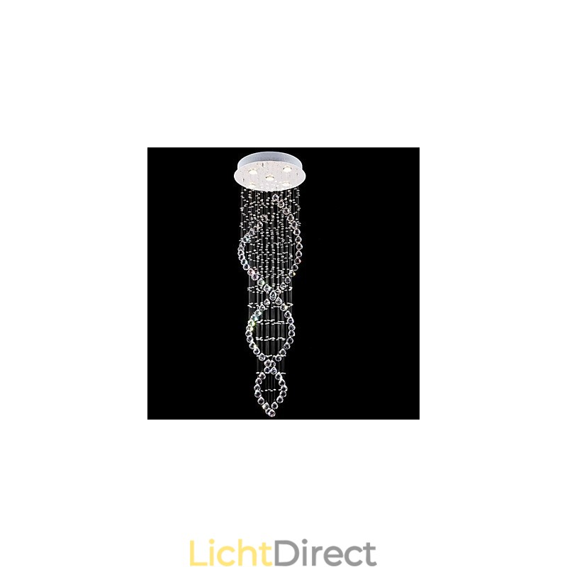 Moderne eigentijdse traditionele klassieke rustieke lodge vintage land eiland kristal gegalvaniseerde metalen hanglamp
