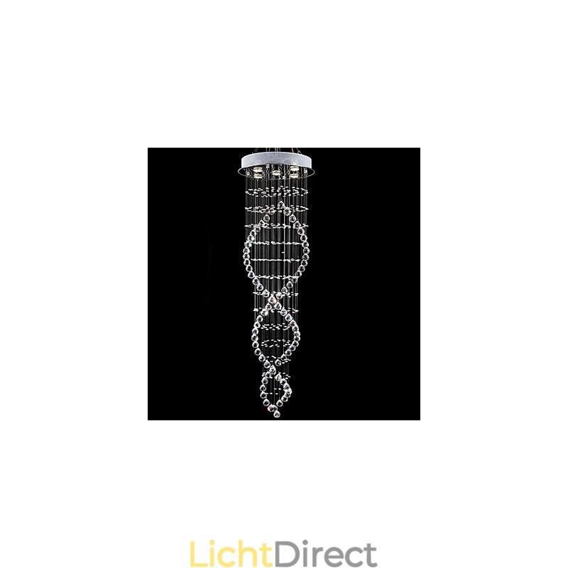 Moderne eigentijdse traditionele klassieke rustieke lodge vintage land eiland kristal gegalvaniseerde metalen hanglamp