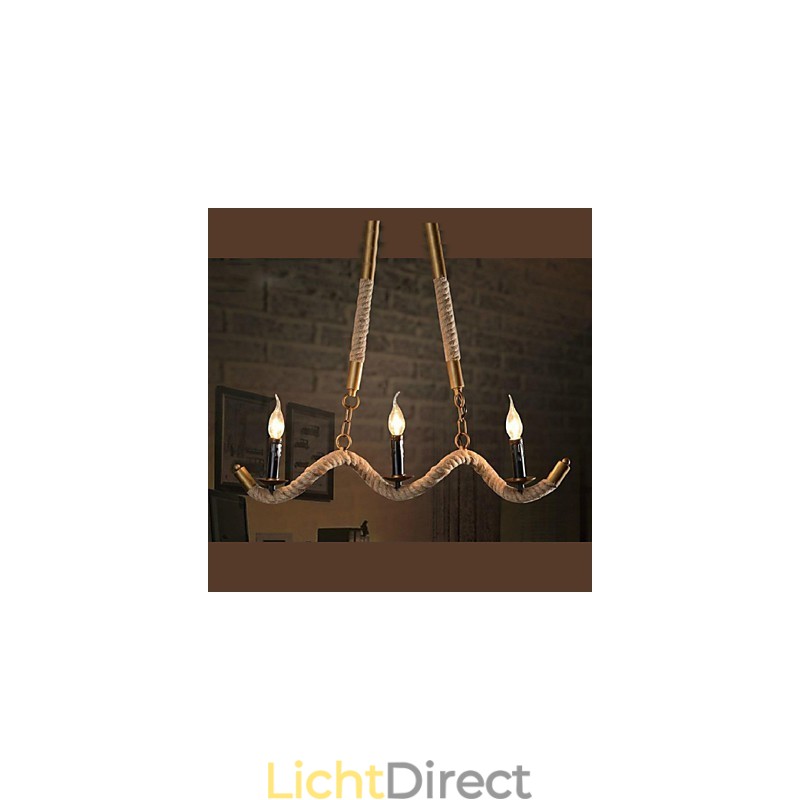 Traditionele klassieke vintage retro lantaarn landelijke gegalvaniseerde metalen hanglamp