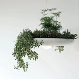 Aluminium Droplight Nordic Creative Contracted Sky Garden Lampen en Lantaarns Licht Geen Aarde Plant