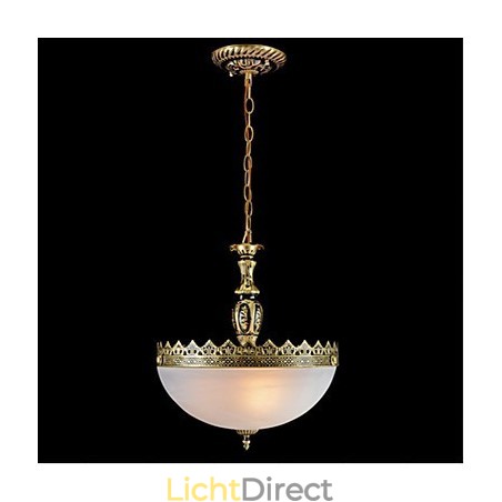 Traditionele klassieke vintage retro bronzen metalen hanglamp Traditionele klassieke vintage retro bronzen metalen hanglamp