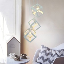 Retro Mini Stijl Schilderij Metalen Hanglamp
