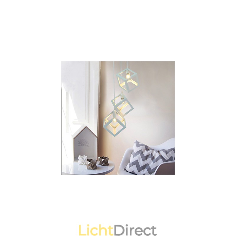 Retro Mini Stijl Schilderij Metalen Hanglamp