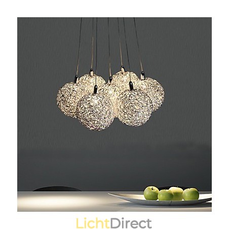 Moderne, eigentijdse mini-stijl gegalvaniseerde metalen hanglamp Moderne, eigentijdse mini-stijl gegalvaniseerde metalen hanglamp