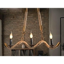 Traditionele klassieke vintage retro lantaarn landelijke gegalvaniseerde metalen hanglamp