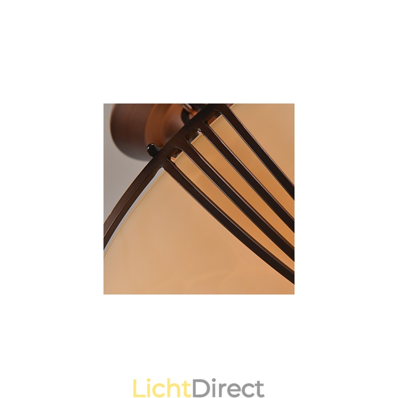 Rustieke Lodge Vintage Mini Stijl Schilderij Metalen Hanglamp