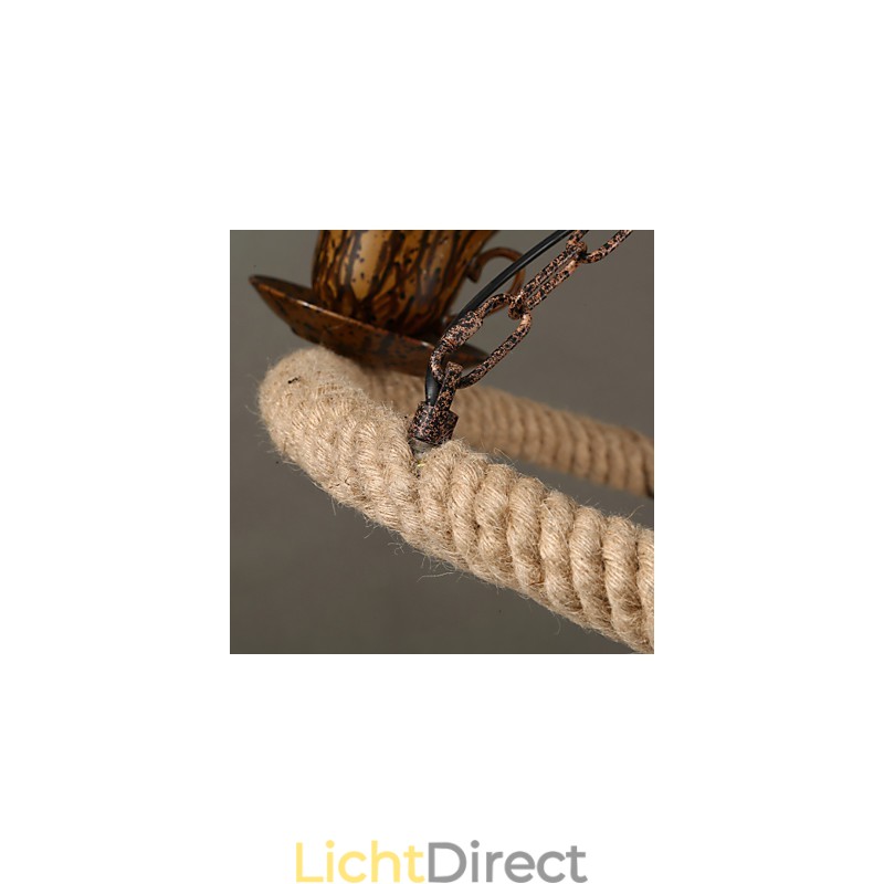 Vintage Land Schilderij Metalen Hanglamp Garage