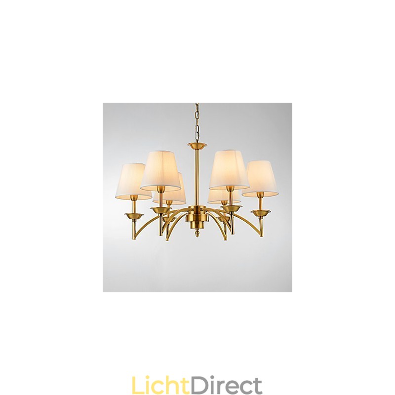 Puur witte moderne, eigentijdse decoratieve design hanglampfamilie
