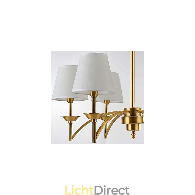 Puur witte moderne, eigentijdse decoratieve design hanglampfamilie