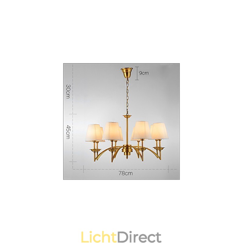 Puur witte moderne, eigentijdse decoratieve design hanglampfamilie