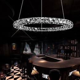 Kristallen hanglamp moderne enkele D70CM drie zijden K9 kristal binnen plafondlampen lampen armaturen