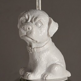 De Cartoon Dog Droplight Taipei Landelijk Glas Individualiteit Creatieve Kleine Droplight Lamp