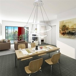 Hanglamp Modern Design Hoge Kwaliteit Twee Ringen