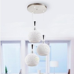 3-koppige hanglamp modern eigentijds metaal