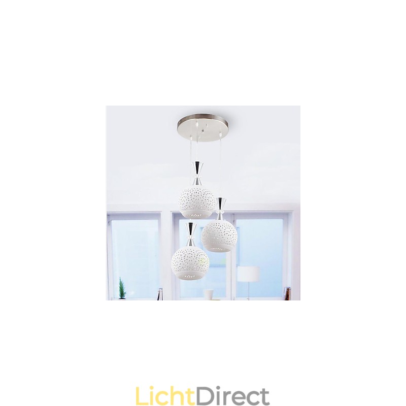 3-koppige hanglamp modern eigentijds metaal