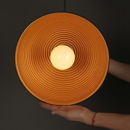 Creatieve lamp ronde schoorsteen hanglamp smeedijzer karakter maaltijden kroonluchter zwart en wit