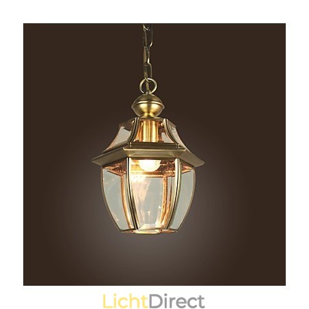 Traditionele klassieke lantaarn mini-stijl gegalvaniseerde hanglamp Traditionele klassieke lantaarn mini-stijl gegalvaniseerde hanglamp