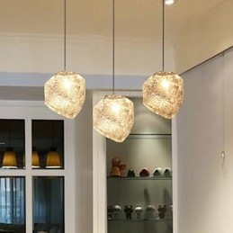 Hedendaagse en gecontracteerde kunstglas onregelmatige maaltijden kroonluchter ijskristal kroonluchter