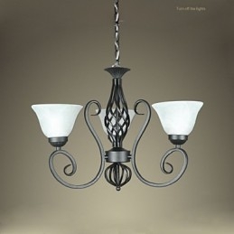 Jane De kroonluchter is gecontracteerd smeedijzer creatieve Europese stijl decoratieve verlichting lampen