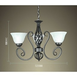 Jane De kroonluchter is gecontracteerd smeedijzer creatieve Europese stijl decoratieve verlichting lampen
