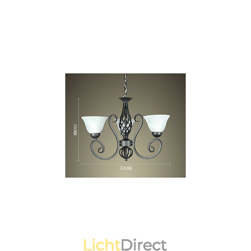 Jane De kroonluchter is gecontracteerd smeedijzer creatieve Europese stijl decoratieve verlichting lampen
