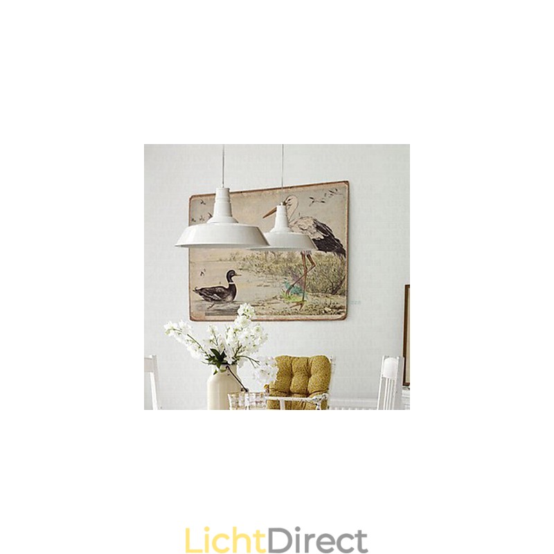 Loft Stijl Herstel Oude Manieren Kunststudio Industriële Enkele Kop Hanglamp