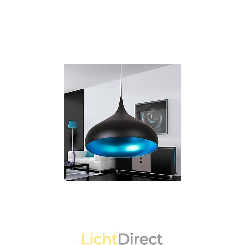 Moderne, eigentijdse retro kom mini-stijl schilderij hanglamp