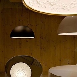 Moderne eigentijdse kom mini-stijl schilderij hanglamp