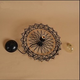 Amerikaanse Country Iron Industry Reuzenrad Kroonluchter