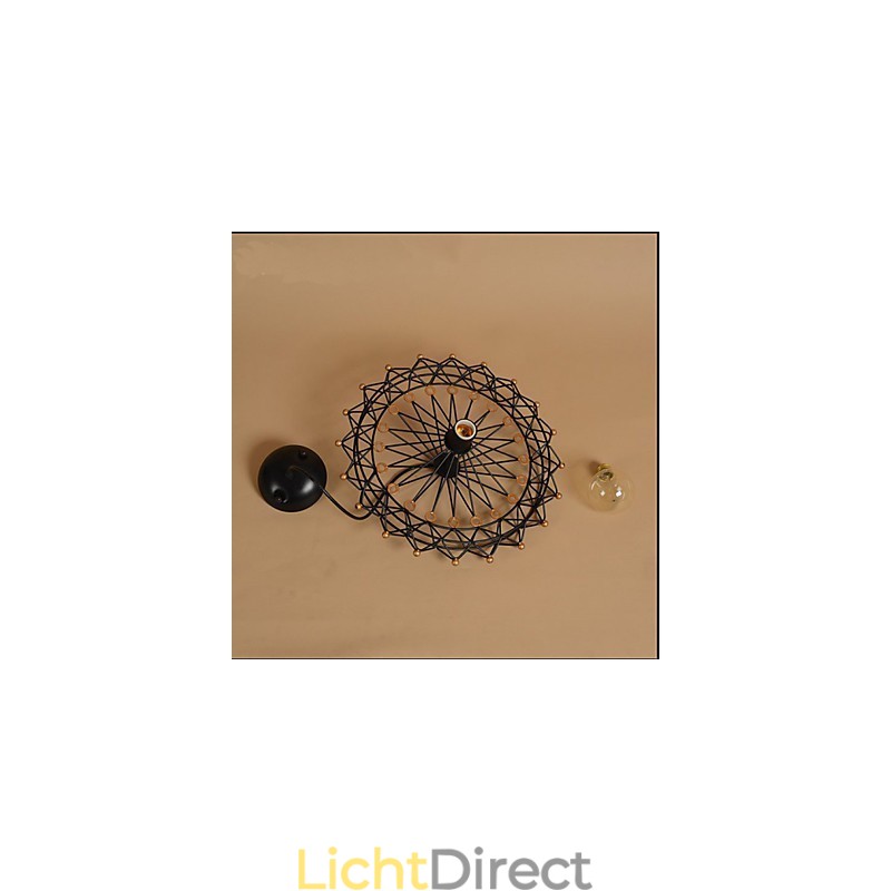 Amerikaanse Country Iron Industry Reuzenrad Kroonluchter