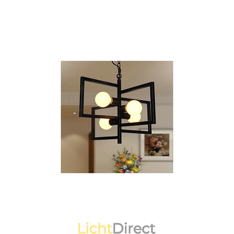 Vintage Land Schilderij Metalen Hanglamp Garage