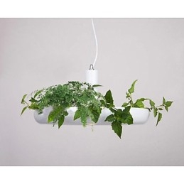 Puur witte moderne, eigentijdse decoratieve design hanglampfamilie