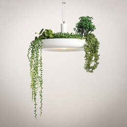 Puur witte moderne, eigentijdse decoratieve design hanglampfamilie