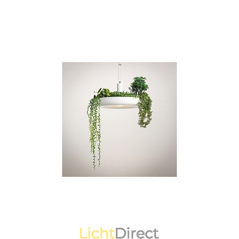 Puur witte moderne, eigentijdse decoratieve design hanglampfamilie