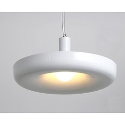 Puur witte moderne, eigentijdse decoratieve design hanglampfamilie